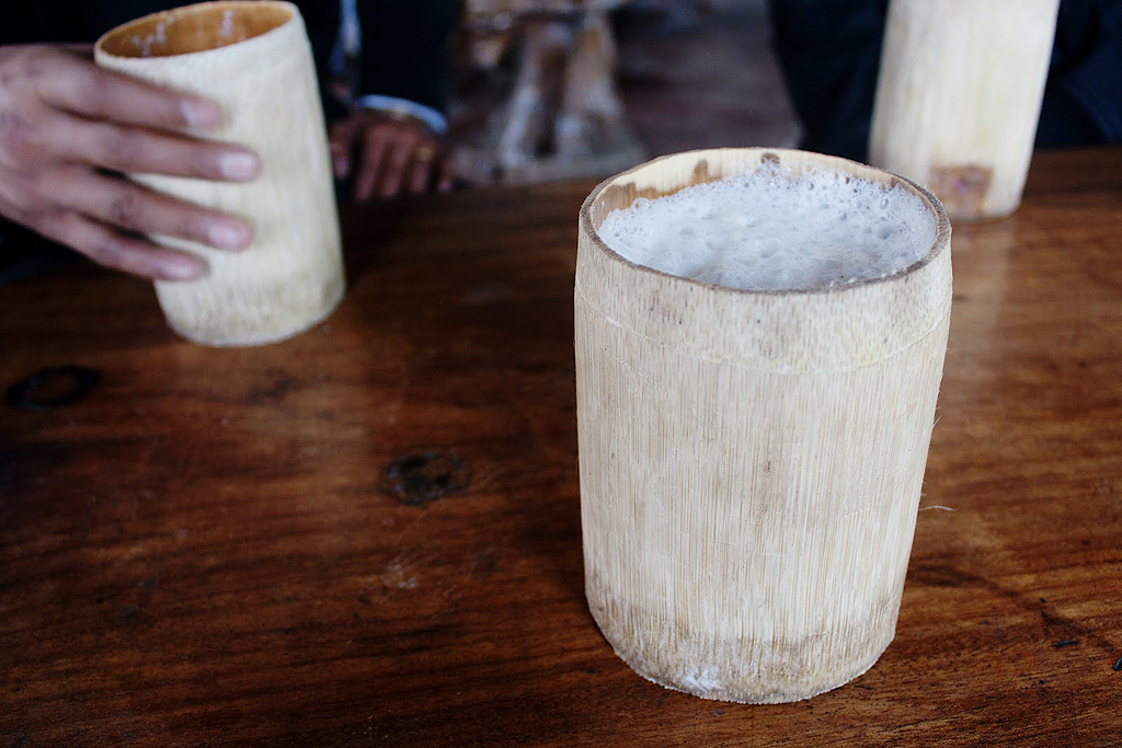 Apong is a type of rice beer, which is traditionally prepared by tribes of Arunachal Pradesh.India. Apong is prepared by fermenting rice. The two types are Nogi Apong and Poro Apong.The two apongs differ in their taste and colour.