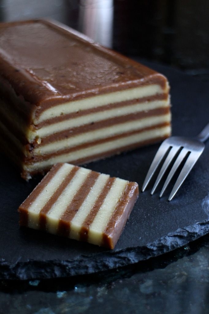 Bebinca is a type of pudding and a traditional Indo-Portuguese dessert. Traditional Bebinca has seven layers. The ingredients include plain flour, sugar, ghee, egg yolk, and coconut milk. It is a traditional sweet of Goa .It is also easily available to carry and preserve for a long time or eaten fresh.